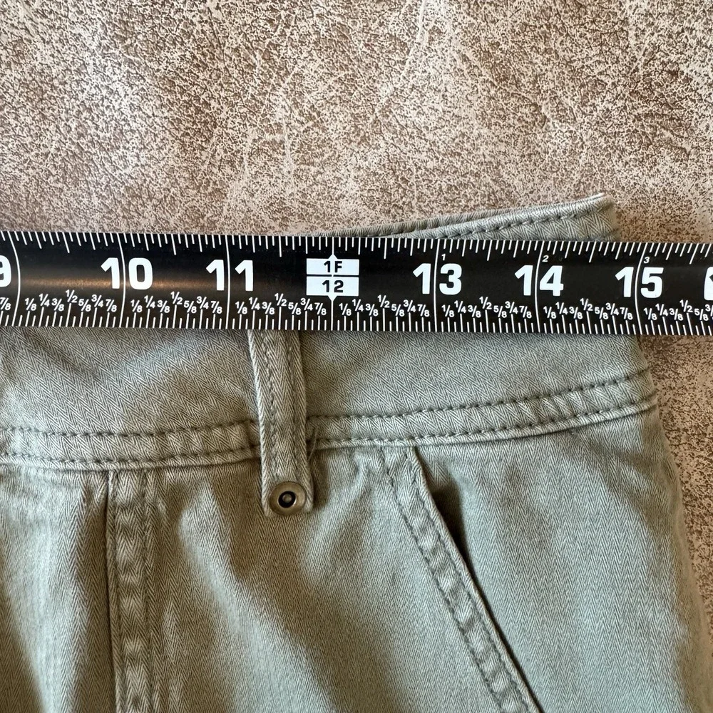 Free People Too Cool Military‎ Utility Mini Skirt Olive Zip Front Festival 6